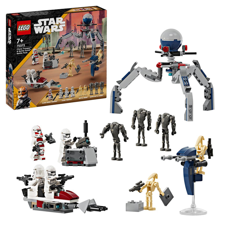 LEGO 75372 Star Wars - Kloonisoturin ja taisteludroidin taistelupakkaus