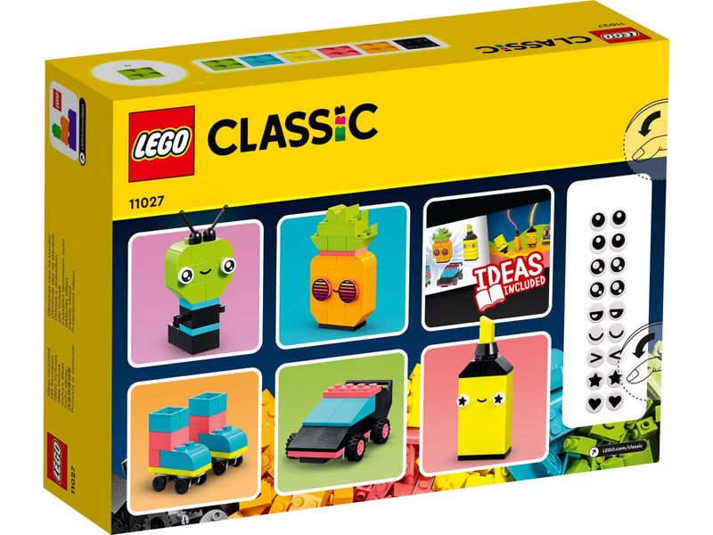 LEGO 11027 Classic - Luovaa hupia neonväreillä