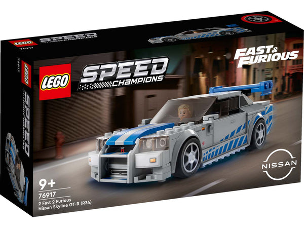 LEGO 76917 Speed Champions - 2 Fast 2 Furious Nissan Skyline GT-R (R34)