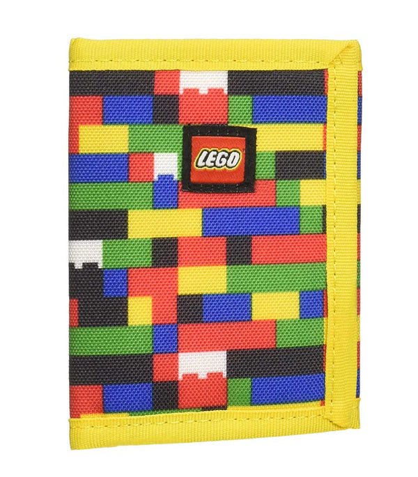 LEGO-lompakko, LEGO-palikan kuvalla.