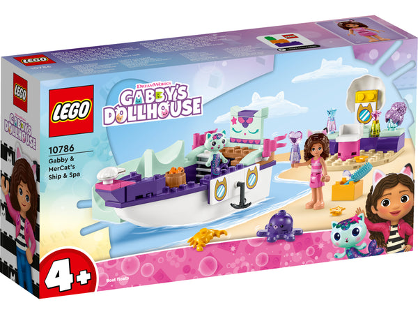 10786 LEGO Gabbyn ja Merikatin laiva ja kylpylä