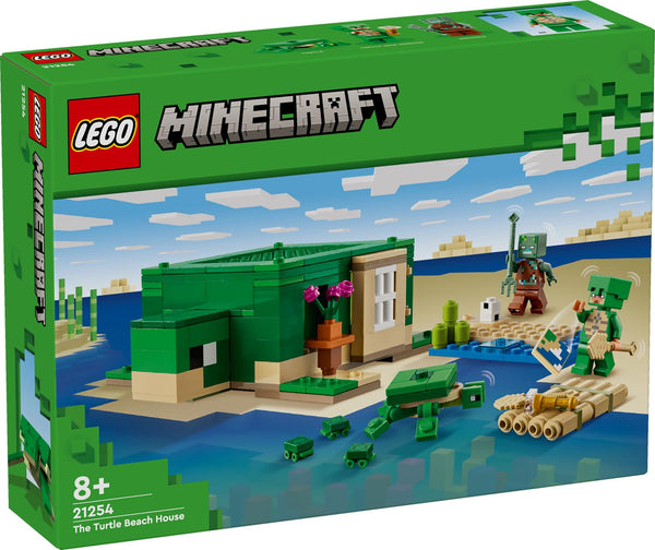 LEGO 21254 Minecraft - Kilpikonnarannan talo