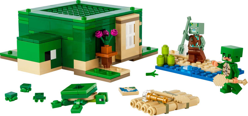 LEGO 21254 Minecraft - Kilpikonnarannan talo
