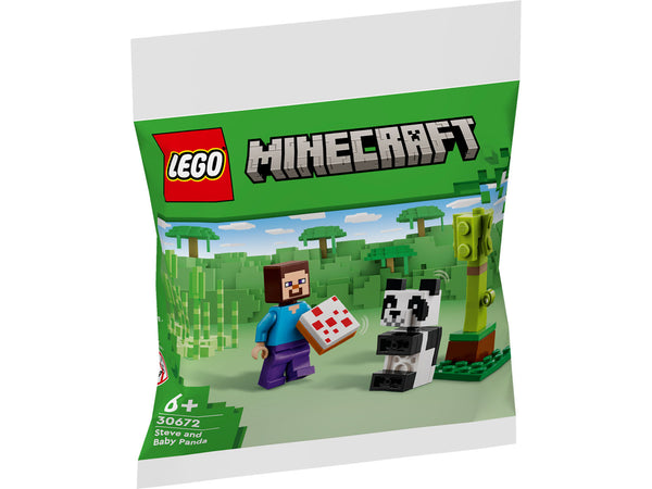 LEGO 30672 Minecraft - Steve ja pikkupanda