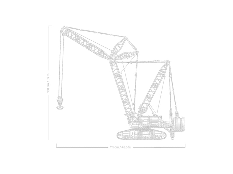 42146 LEGO Liebherr LR 13000 ‑telanosturi