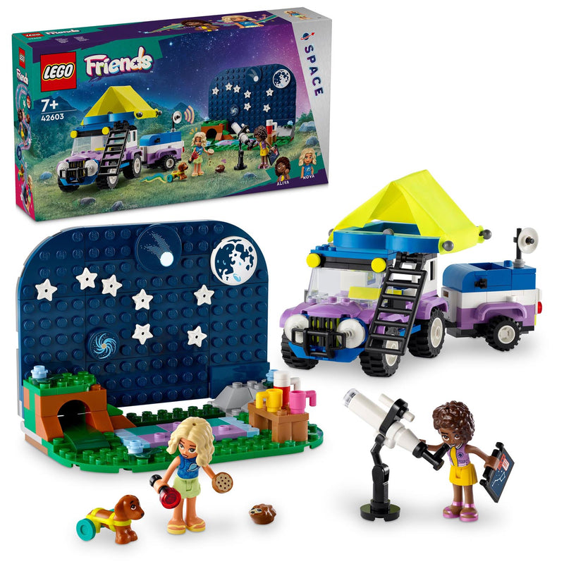 LEGO 42603 Friends - Retkeilyauto tähtien katseluun