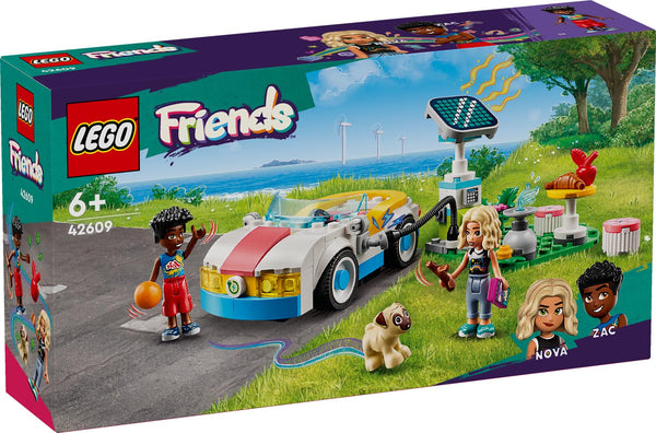 LEGO 42609 Friends - Sähköauto ja latausasema