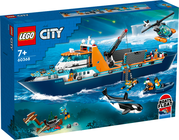 LEGO 60368 City - Arktinen tutkimusretkialus