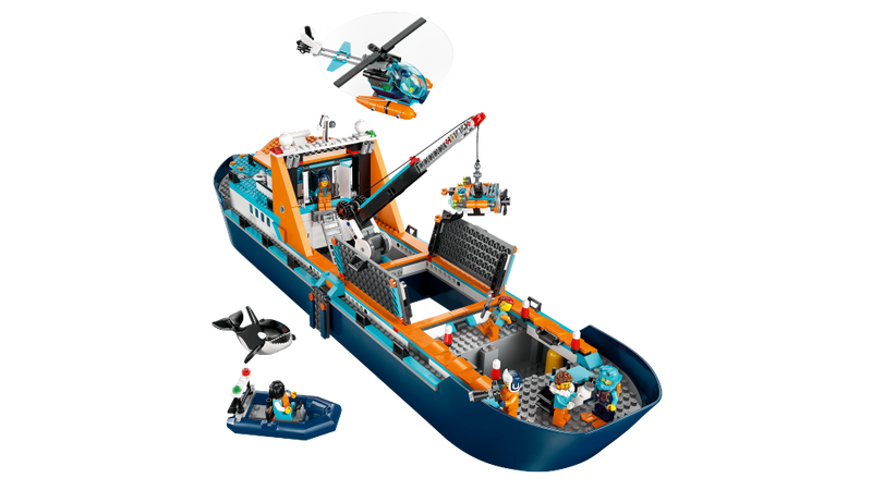LEGO 60368 City - Arktinen tutkimusretkialus