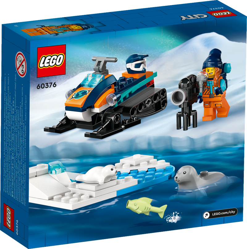 LEGO 60376 City - Arktisen tutkimusretken moottorikelkka