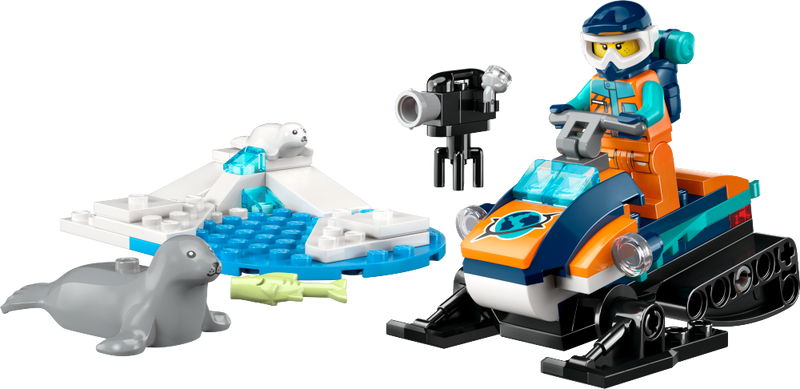 LEGO 60376 City - Arktisen tutkimusretken moottorikelkka
