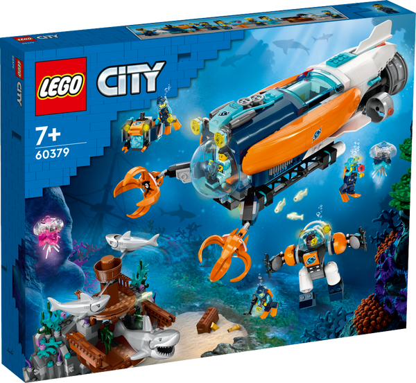 LEGO 60379 City - Syvänmeren tutkimussukellusvene