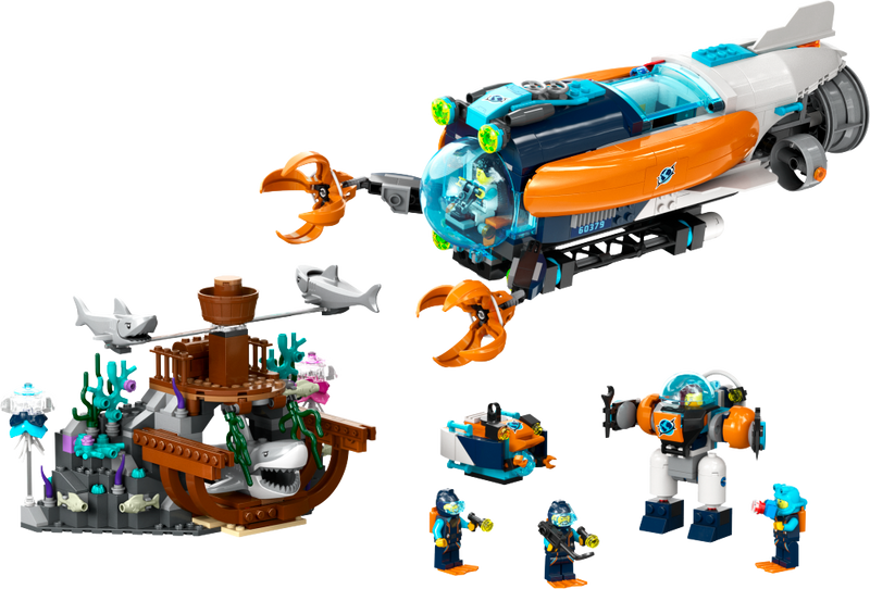 LEGO 60379 City - Syvänmeren tutkimussukellusvene