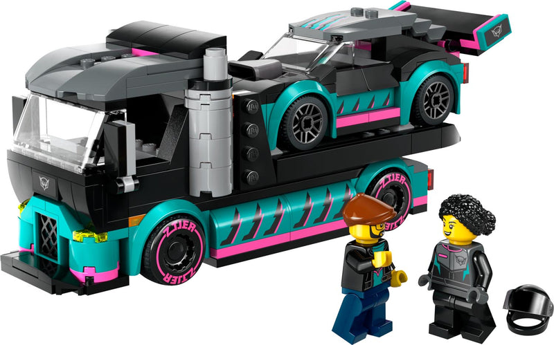 LEGO 60406 City - Kilpa-auto ja autonkuljetusauto