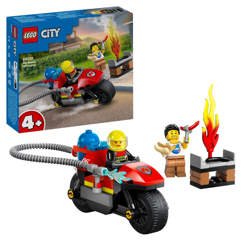 LEGO 60410 City - Palokunnan pelastusmoottoripyörä