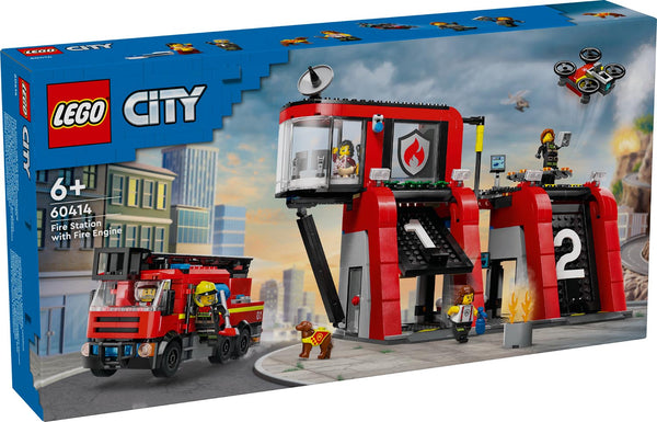 LEGO 60414 City - Paloasema ja paloauto