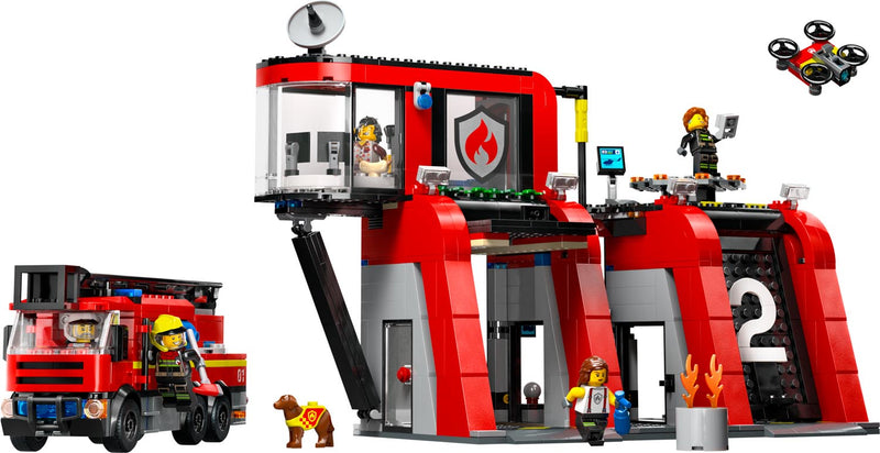 LEGO 60414 City - Paloasema ja paloauto