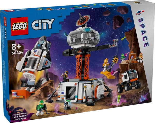 LEGO 60434 City - Avaruusasema ja raketin laukaisualusta