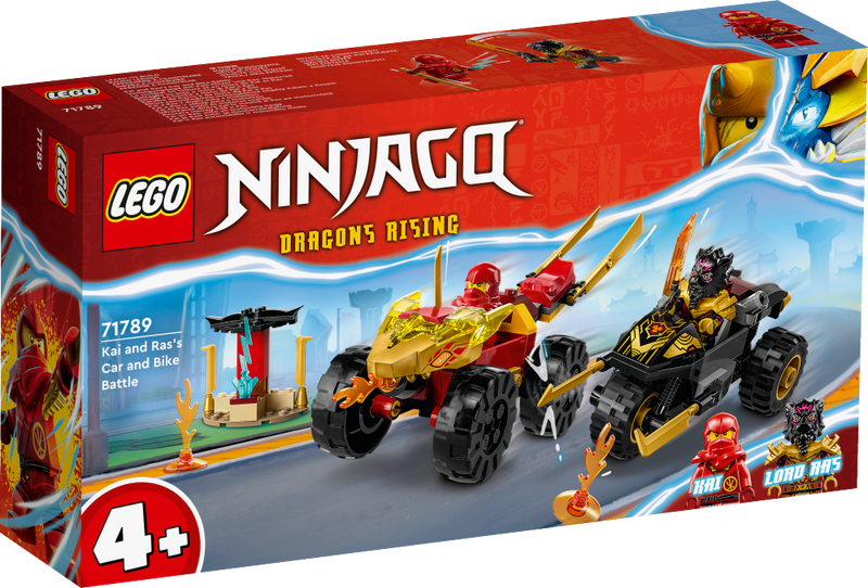 LEGO 71789 Ninjago - Kain ja Rasin auto- ja motskaritaistelu