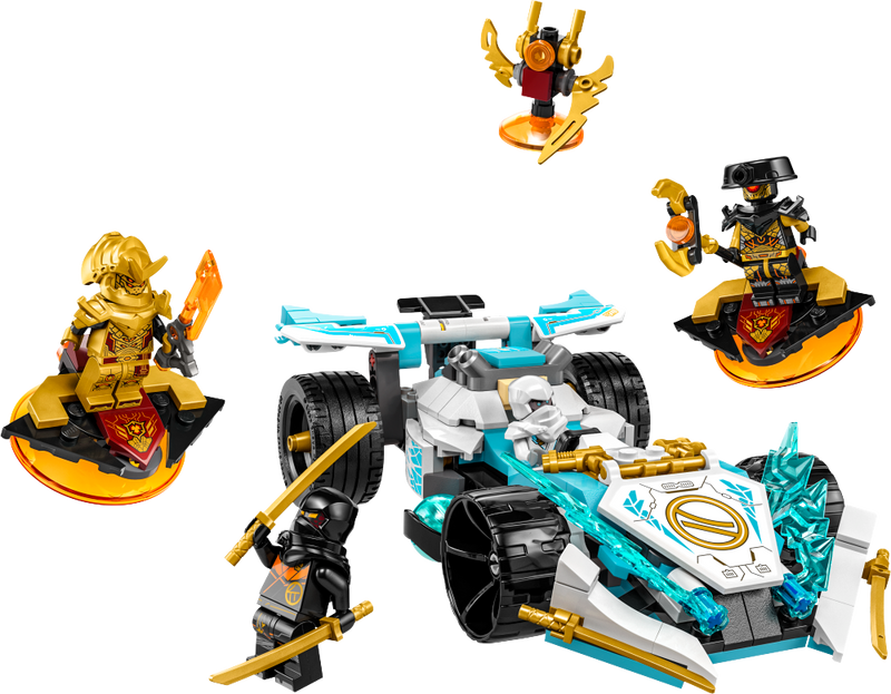 LEGO 71791 Ninjago - Lohikäärmevoiman Zane – spinjitzu-kilpa-auto