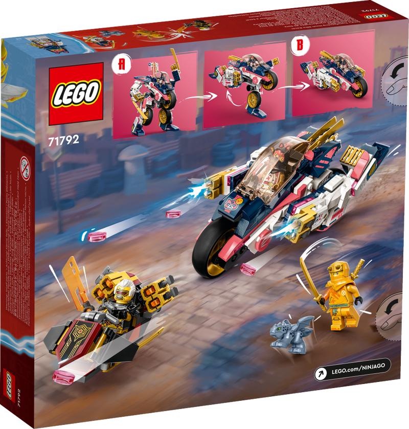 LEGO 71792 Ninjago - Soran muuntuva moottoripyörärobotti