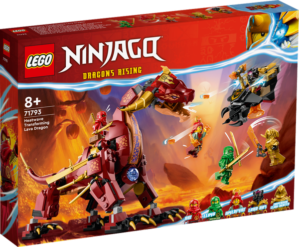 LEGO 71793 Ninjago - Heatwave – muuntautumiskykyinen laavalohikäärme