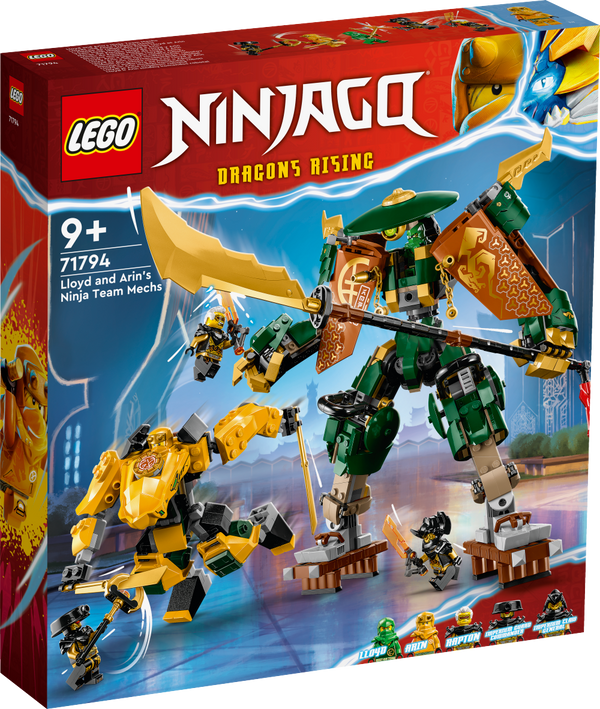 LEGO 71794 Ninjago - Lloydin ja Arinin ninjatiimin robottiasut