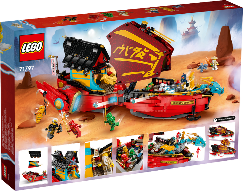 LEGO 71797 Ninjago - Kohtalon alus – kilpailu aikaa vastaan