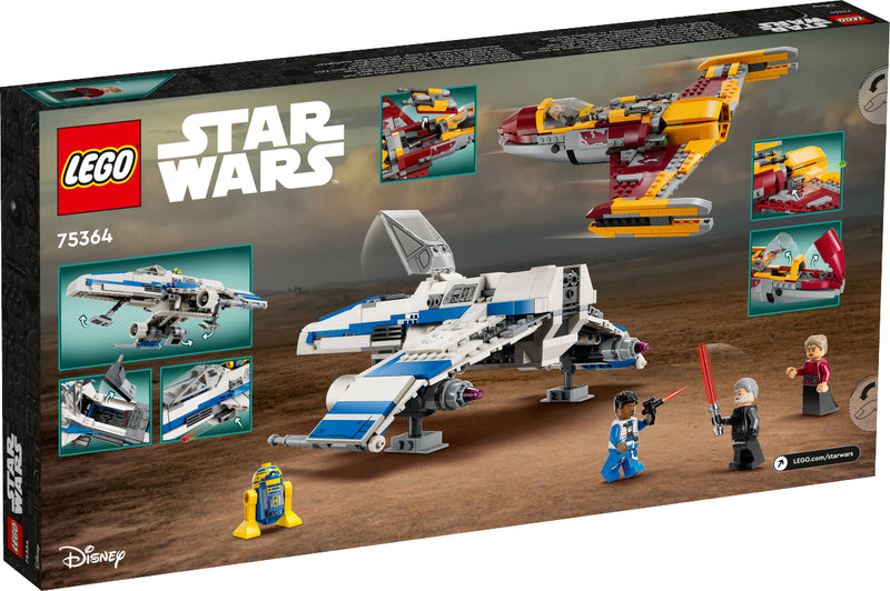 LEGO 75364 Star Wars - Uuden Tasavallan E-wing™ vs. Shin Hatin tähtihävittäjä
