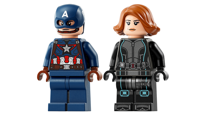 LEGO 76260 Super Heroes - Black Widow ja Captain America moottoripyörineen