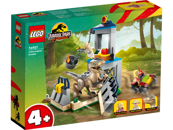 LEGO 76957 Jurassic World - Velociraptorin pako
