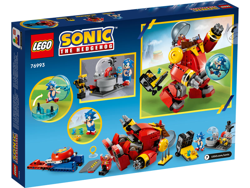 76993 LEGO Sonic vs. tri  Eggmanin Kuolemanmuna-robotti