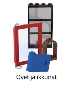 LEGO-ovet ja -ikkunat