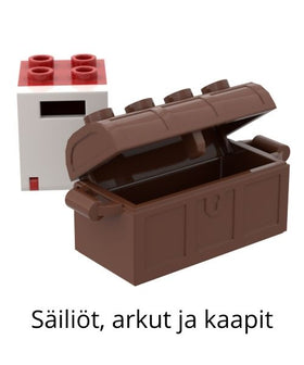 LEGO-säiliöt, -arkut ja -kaapit