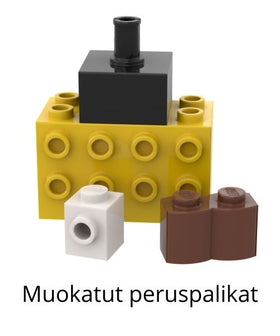 LEGO muokatut peruspalikat