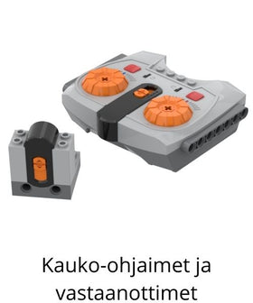 LEGO kauko-ohjaimet ja vastaanottimet