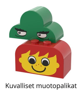 LEGO kuvalliset muotopalikat