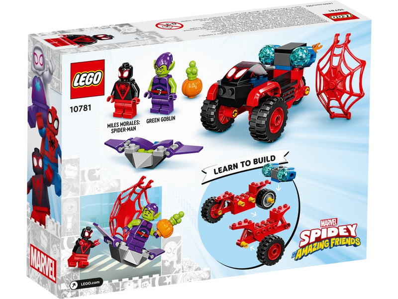 LEGO 10781 Super Heroes - Miles Morales: Spider-Manin Trike-moottoripyörä