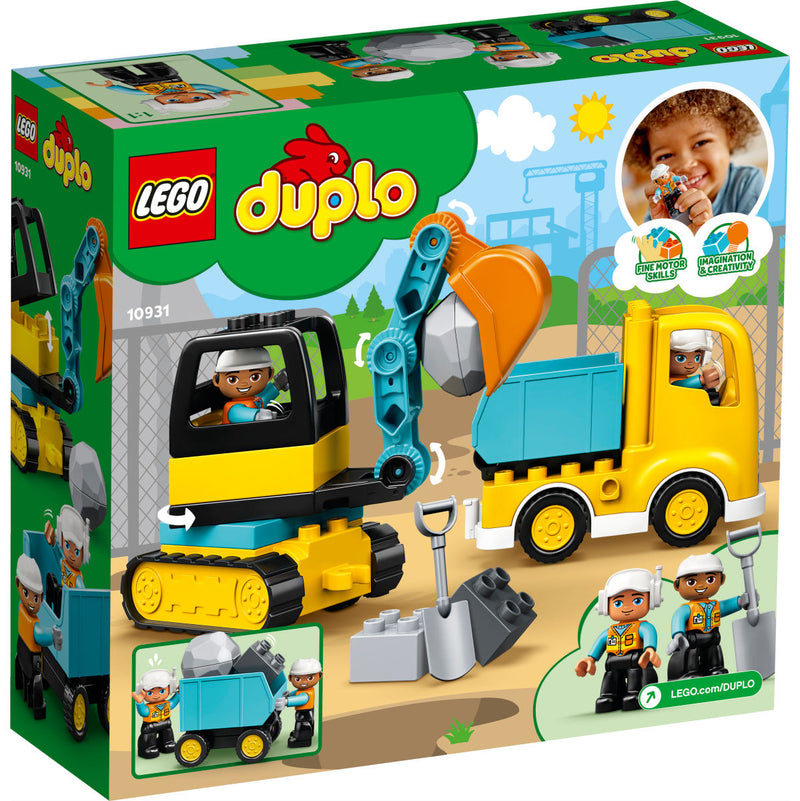 LEGO 10931 Duplo - Kuorma-auto ja telakaivuri