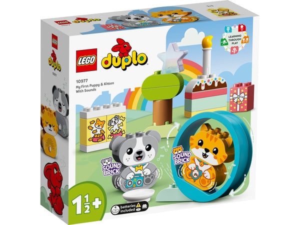 LEGO 10977 Duplo - Ensimmäinen koiranpentuni ja kissanpentuni äänillä