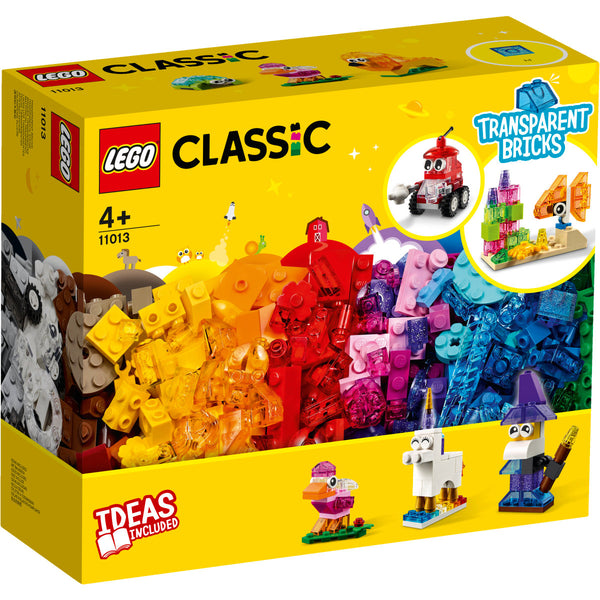 LEGO 11013 Classic - Luovan rakentajan läpinäkyvät palikat