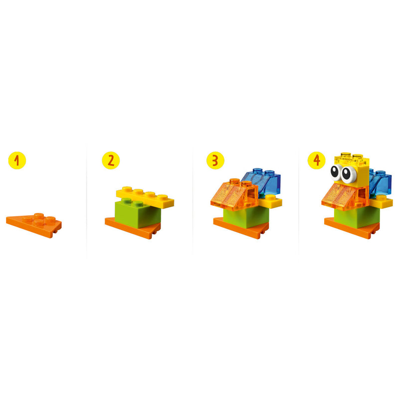 LEGO 11013 Classic - Luovan rakentajan läpinäkyvät palikat