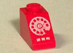 LEGO 1x2 Vino 45 Puhelimen valintakiekko 3040pb02
