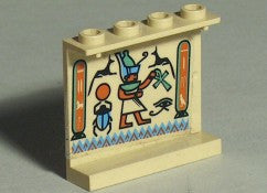 LEGO Seinäke 1x4x3 egyptikuviolla 1 4215pb13
