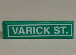 LEGO Sileä Litteä 1x4 Varick st. 2431pb030