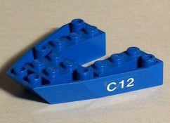 LEGO Veneen Keula 6x6 Avoin C12-tekstillä 2626pb01