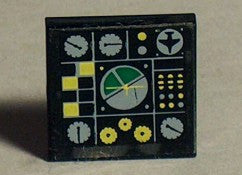 LEGO Sileä Litteä 2x2 Lentokoneen ohjaustietokone III 3068bpb144