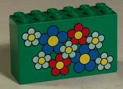 LEGO 2x6x3 Peruspalikka Kukat 6213pb01