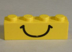 LEGO 1x4 Peruspalikka Hymynaama 3010px3