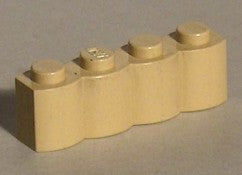 LEGO Muuri 1x4 Pyöristetty 30137